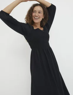 Women FatFace View All|Adele Shirred Midi Dress