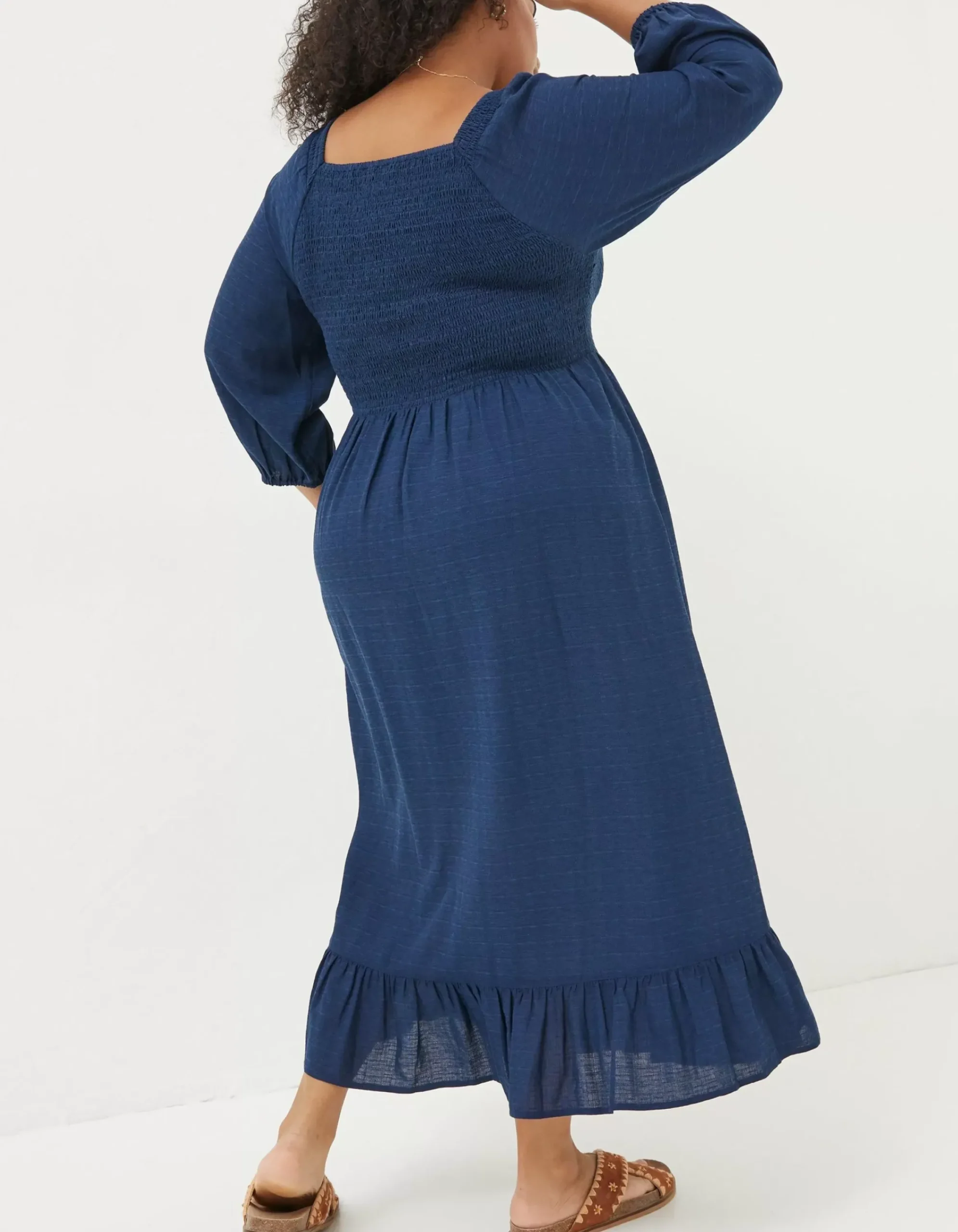 Women FatFace View All|Adele Shirred Midi Dress