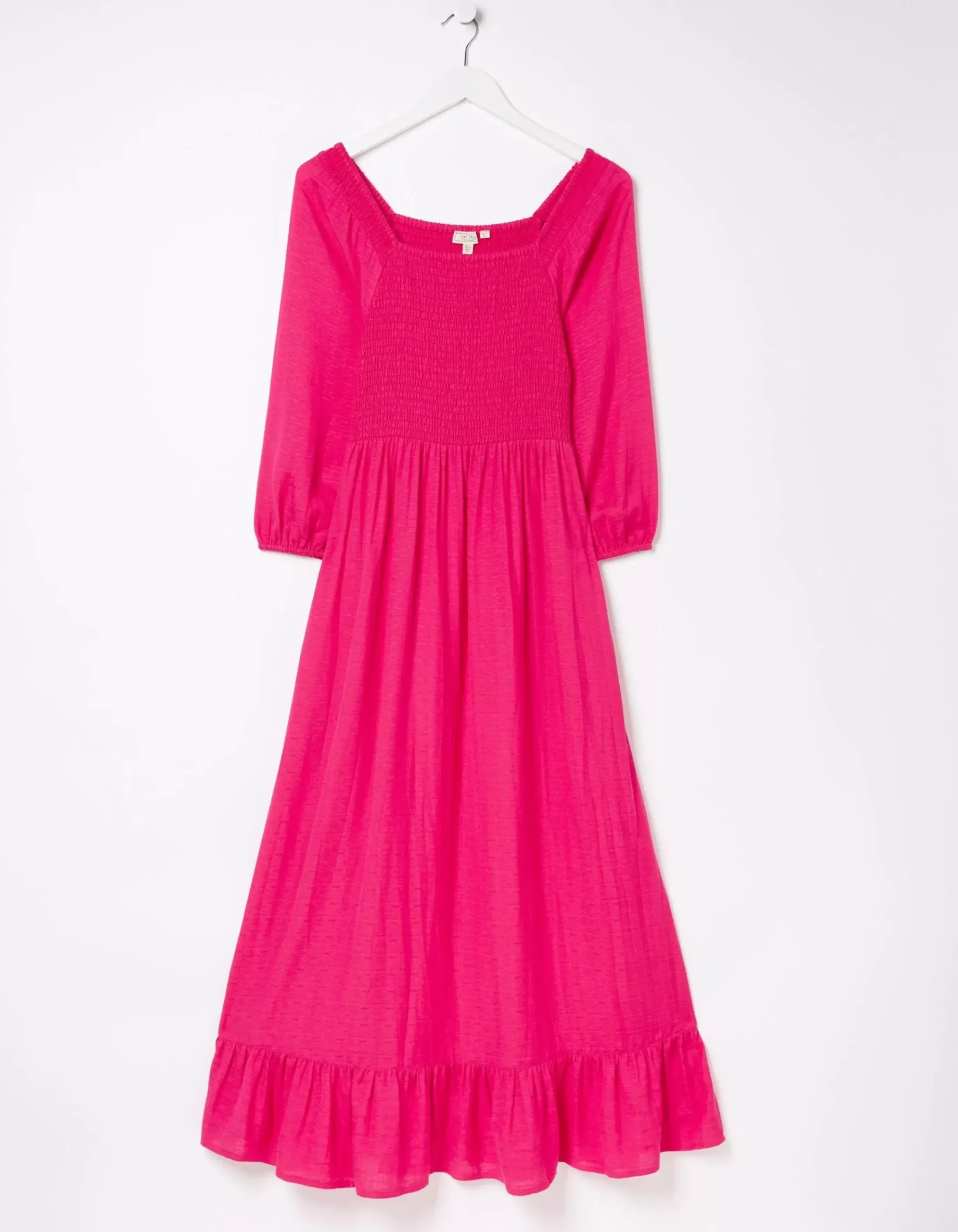 Women FatFace Dresses|Adele Shirred Midi Dress