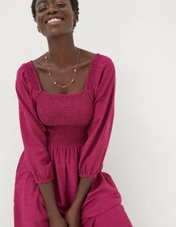 Women FatFace View All|Adele Shirred Midi Dress