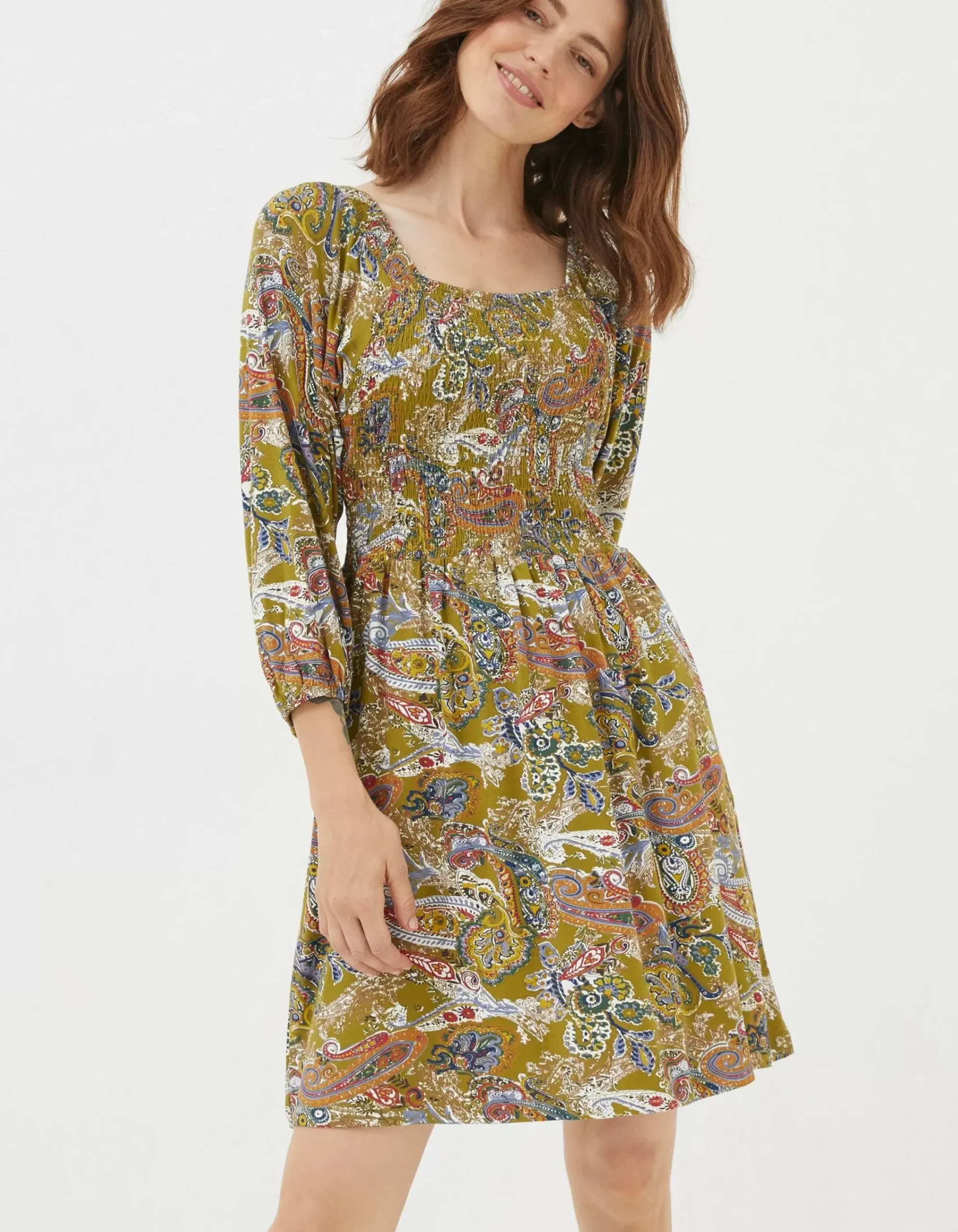 Women FatFace View All|Adeline Prairie Paisley Dress