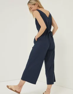 Women FatFace Jumpsuits & Playsuits|Aderyn Linen Blend Jumpsuit
