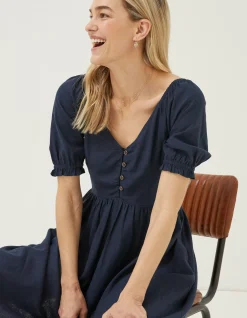 Women FatFace Dresses|Aideen Linen Dress