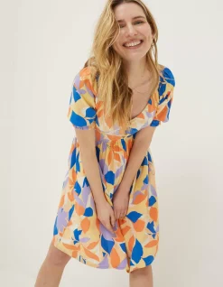 Women FatFace Dresses|Aideen Stencil Floral Dress