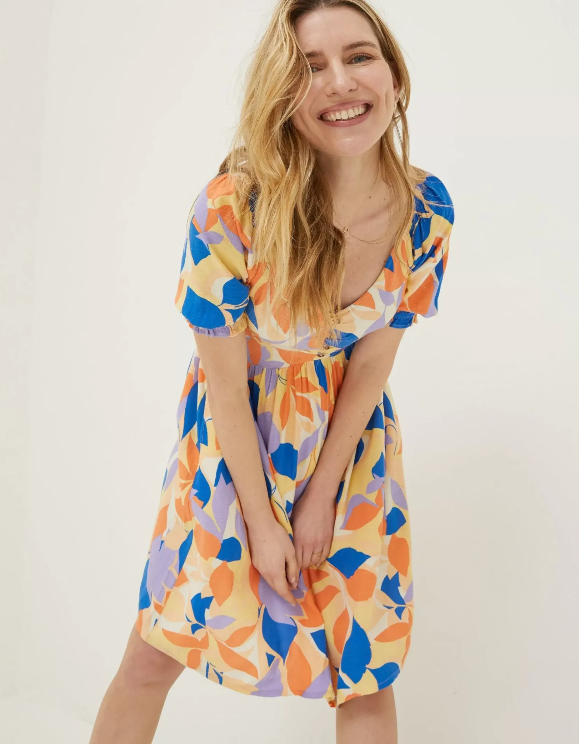 Women FatFace Dresses|Aideen Stencil Floral Dress