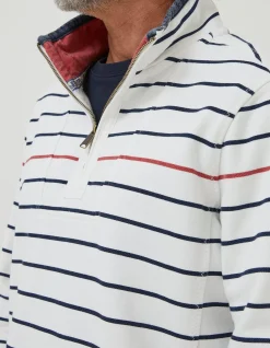 Men FatFace Sweatshirts & Hoodies|Airlie Breton Pop Stripe Sweatshirt