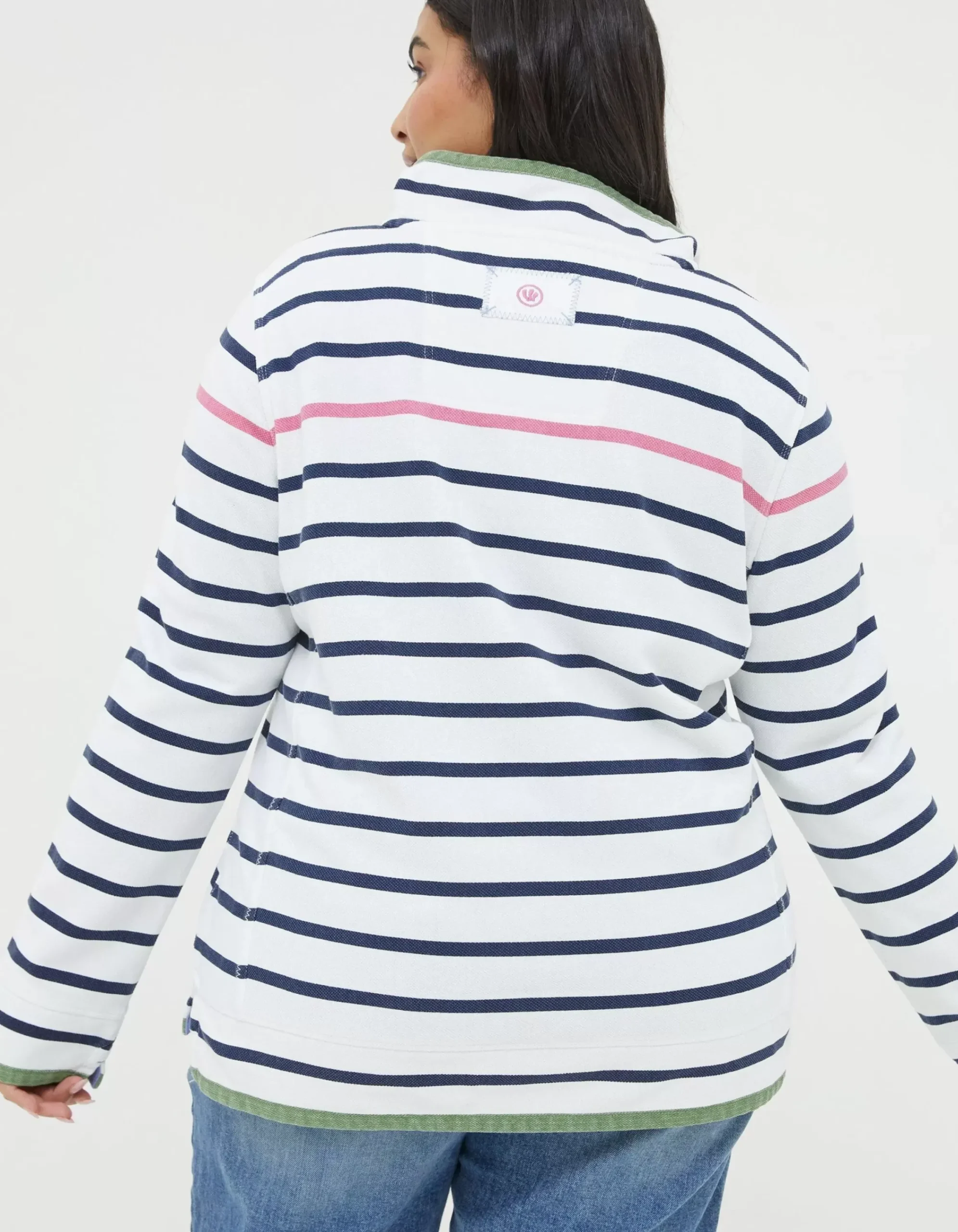 Women FatFace View All|Airlie Breton Stripe Sweatshirt