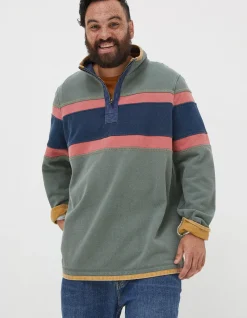 Men FatFace Sweatshirts & Hoodies|Airlie Chest Stripe Sweatshirt