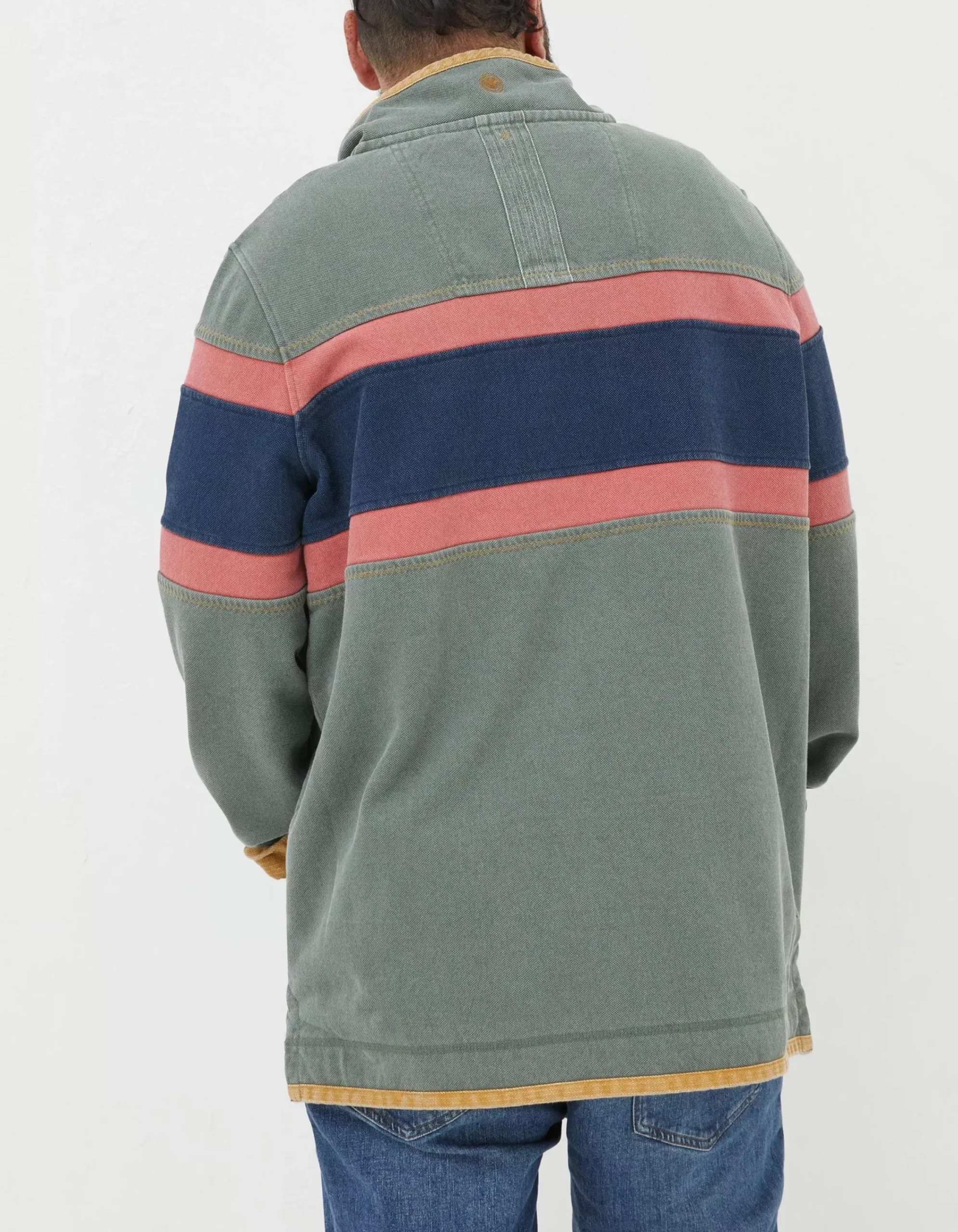 Men FatFace Sweatshirts & Hoodies|Airlie Chest Stripe Sweatshirt