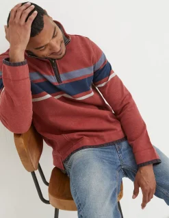 Men FatFace View All|Airlie Chest Stripe Sweatshirt