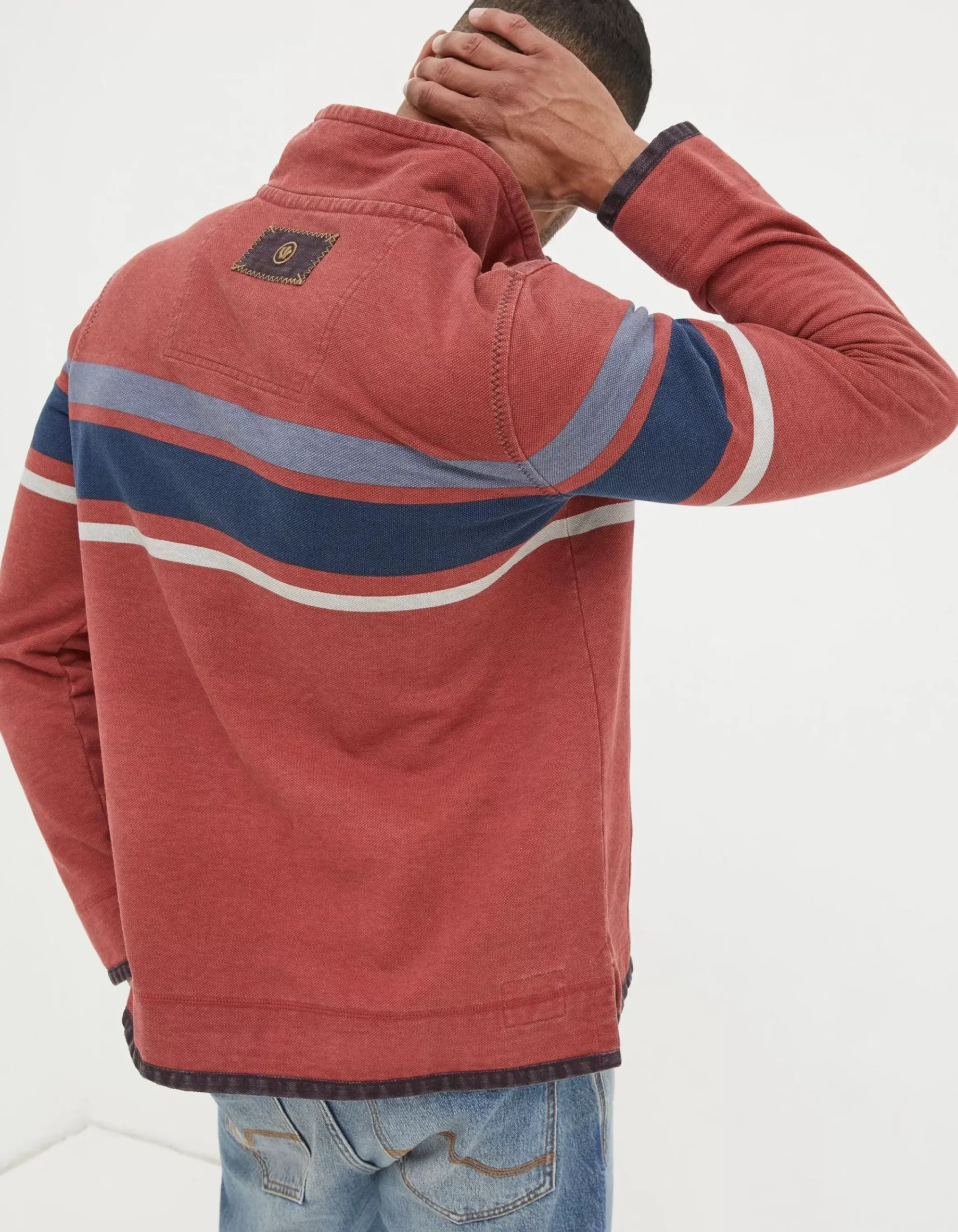 Men FatFace View All|Airlie Chest Stripe Sweatshirt