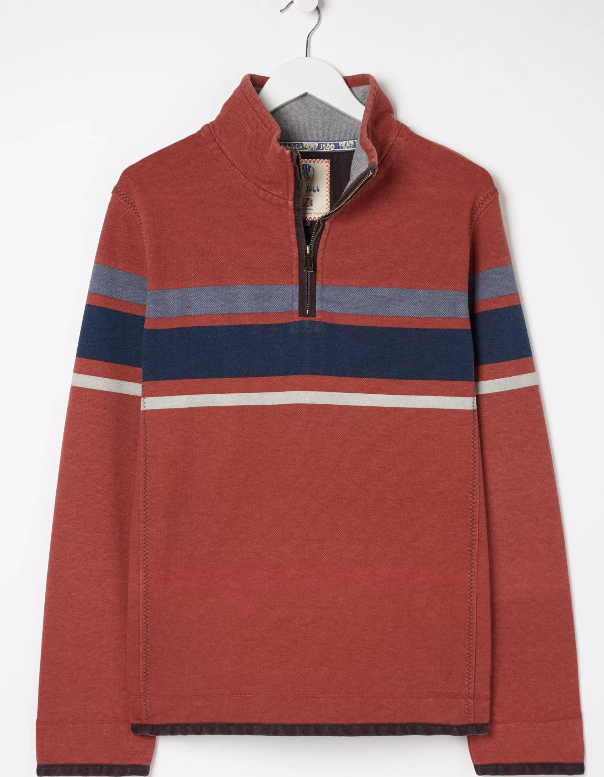 Men FatFace View All|Airlie Chest Stripe Sweatshirt