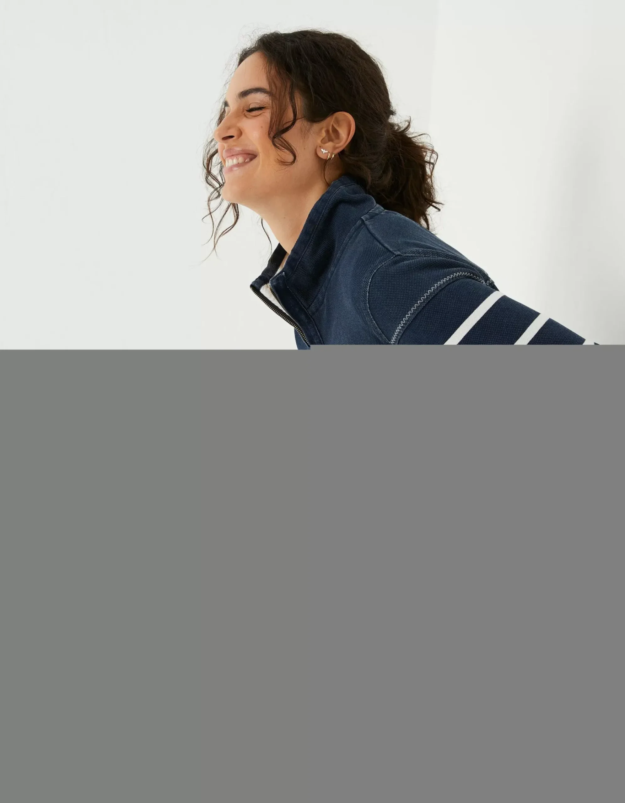 Women FatFace Sweatshirts & Hoodies|Airlie Classic Breton Sweatshirt