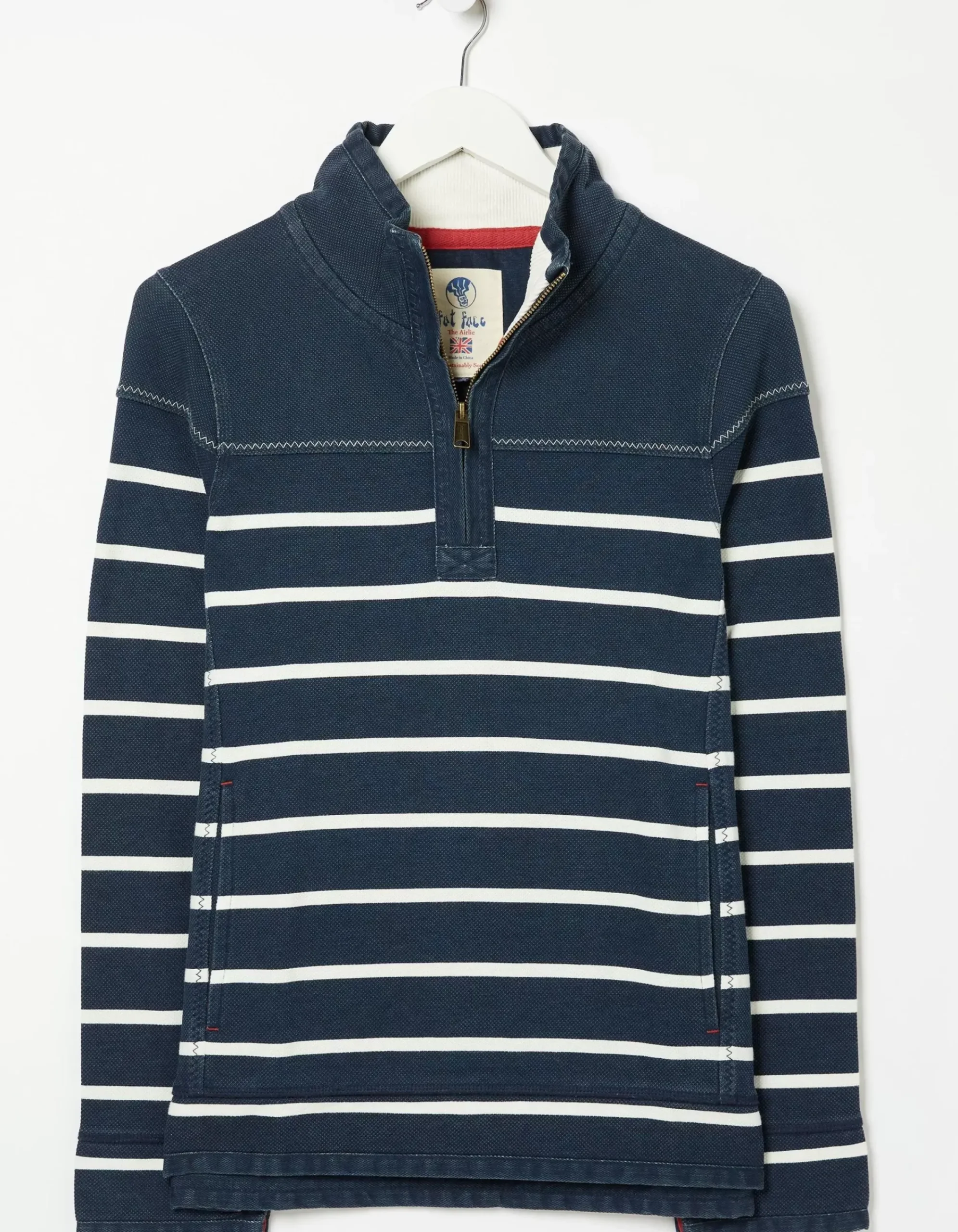 Women FatFace Sweatshirts & Hoodies|Airlie Classic Breton Sweatshirt
