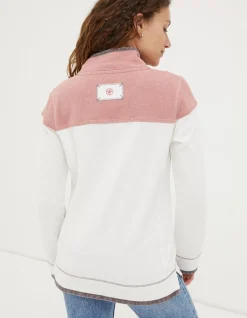 Women FatFace Sweatshirts & Hoodies|Airlie Colour Block Sweatshirt
