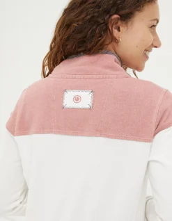 Women FatFace Sweatshirts & Hoodies|Airlie Colour Block Sweatshirt