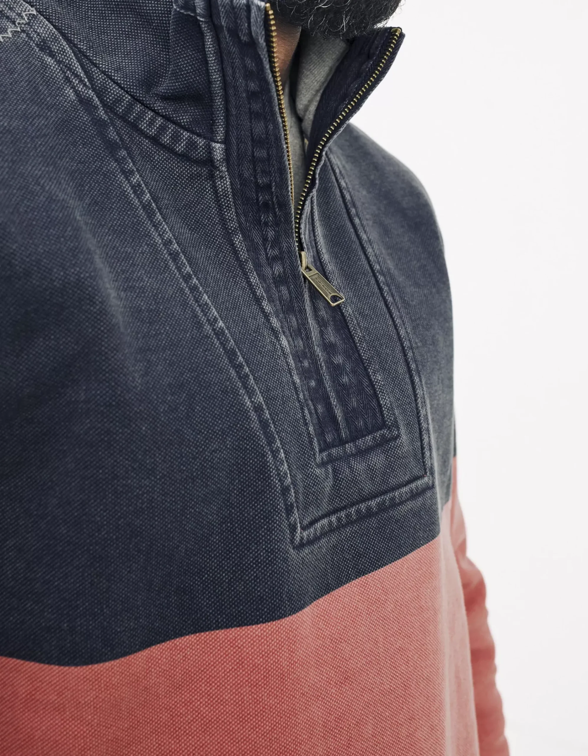 Men FatFace Sweatshirts & Hoodies|Airlie Colour Block Sweatshirt