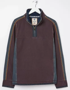 Men FatFace Sweatshirts & Hoodies|Airlie Colour Block Sweatshirt