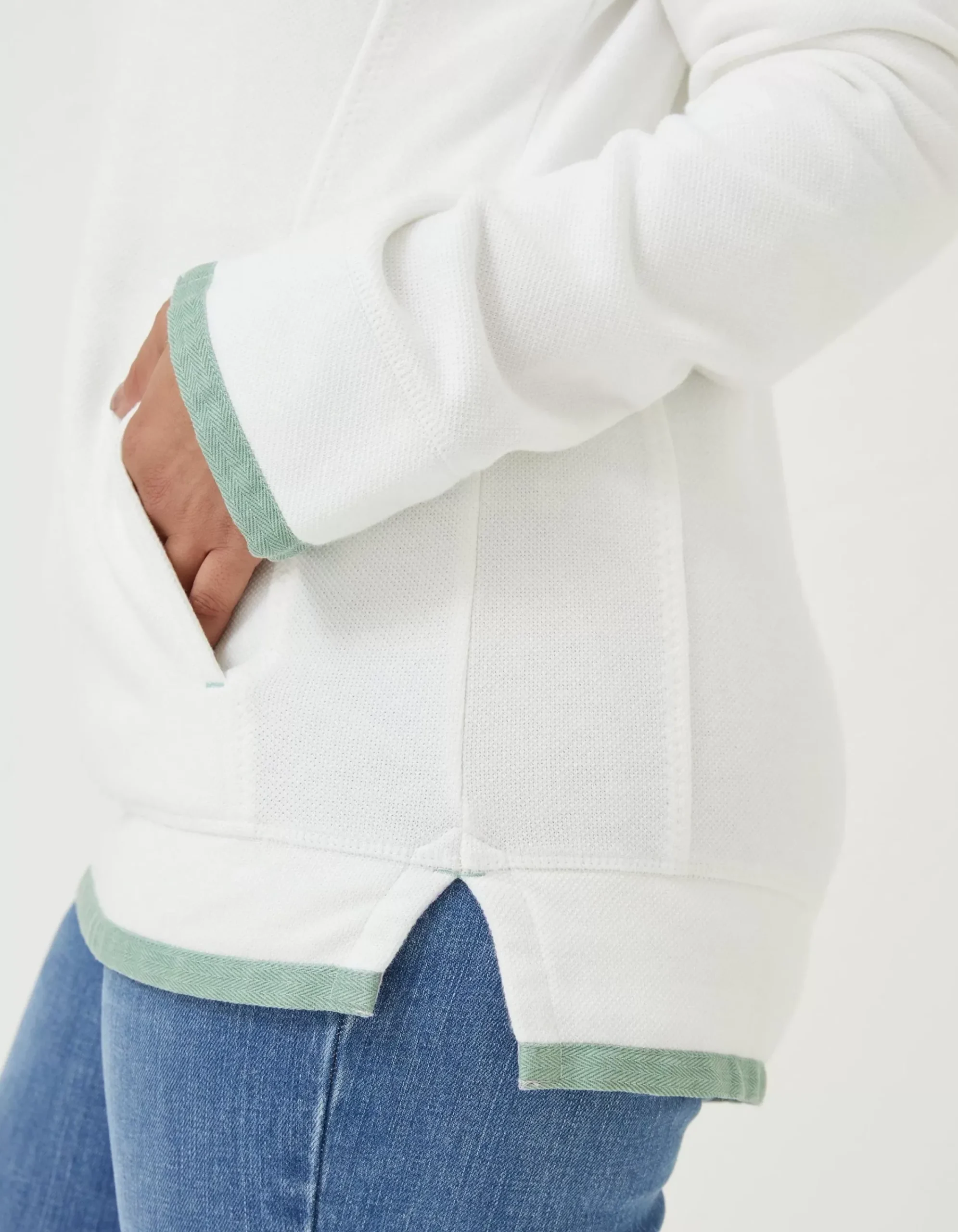 Women FatFace Sweatshirts & Hoodies|Airlie Colour Block Sweat