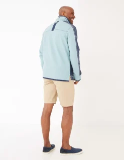 Men FatFace Sweatshirts & Hoodies|Airlie Cuff Stripe Pocket Sweat