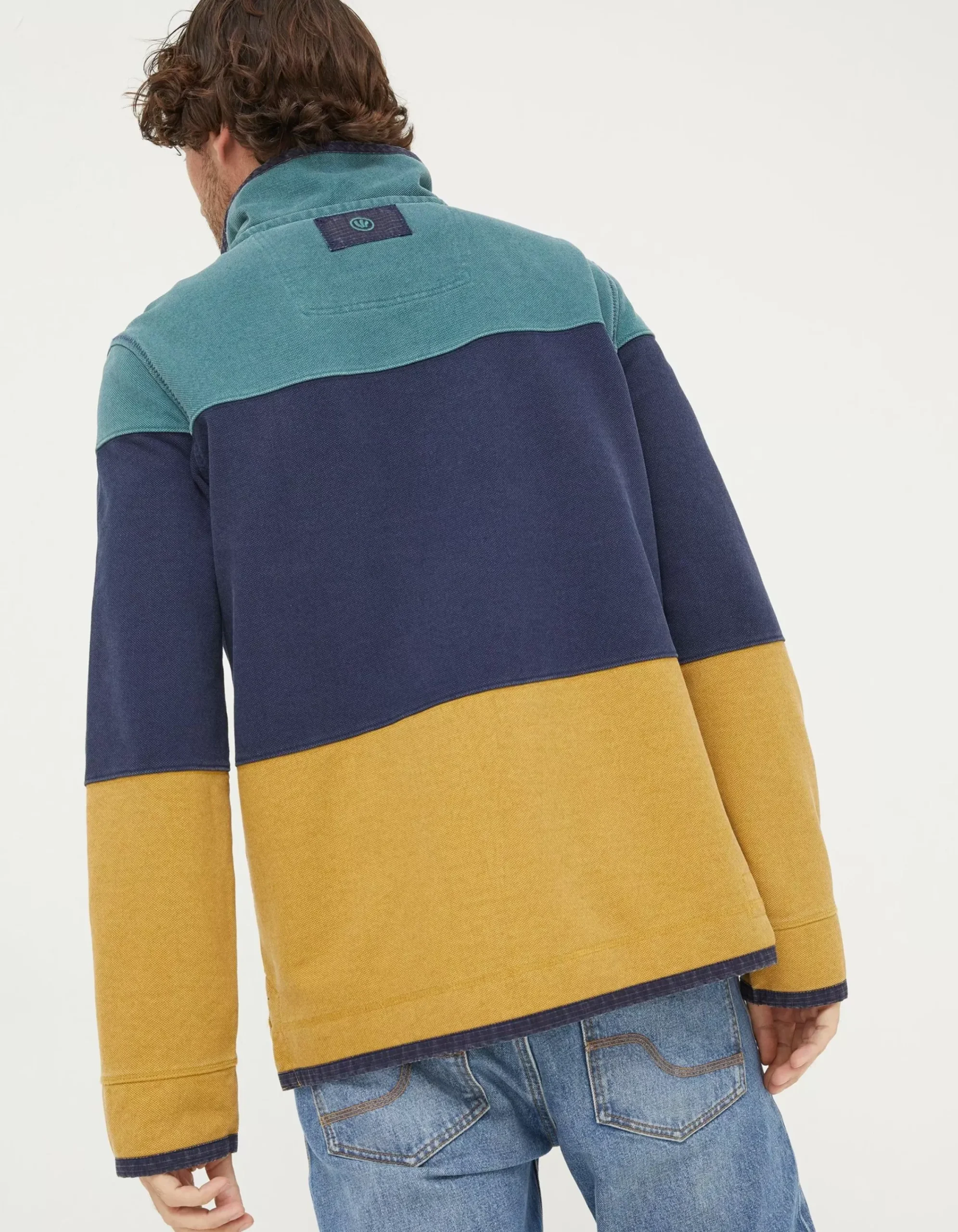 Men FatFace View All|Airlie Cut And Sew Sweatshirt