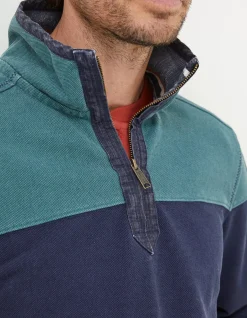 Men FatFace View All|Airlie Cut And Sew Sweatshirt
