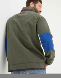 Men FatFace Sweatshirts & Hoodies|Airlie Panel Sweatshirt