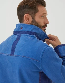 Men FatFace Sweatshirts & Hoodies|Airlie Pocket Panel Sweatshirt