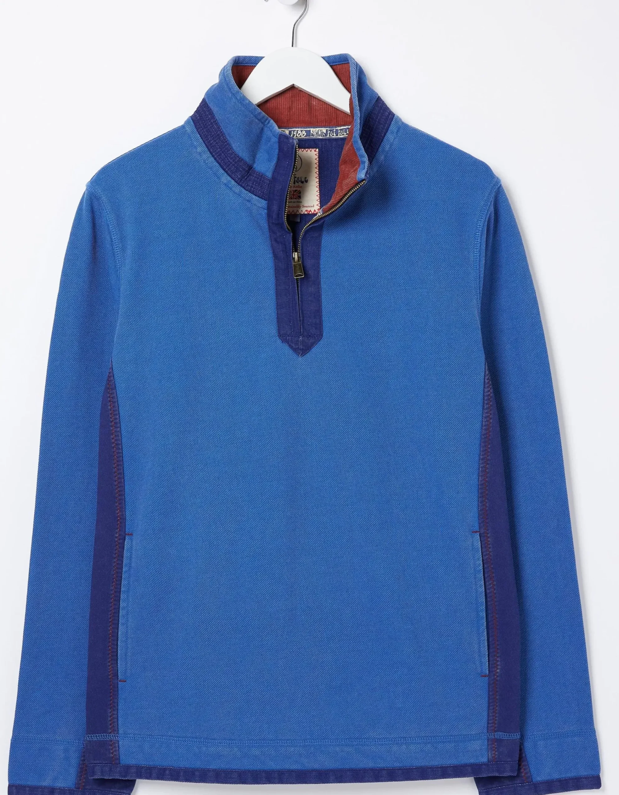 Men FatFace Sweatshirts & Hoodies|Airlie Pocket Panel Sweatshirt