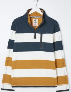 Men FatFace View All|Airlie Rugby Stripe Sweatshirt