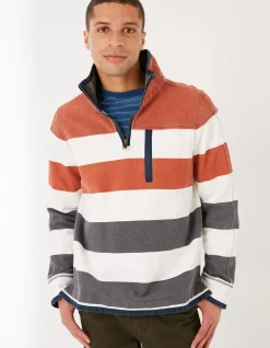 Men FatFace Sweatshirts & Hoodies|Airlie Rugby Stripe Sweat
