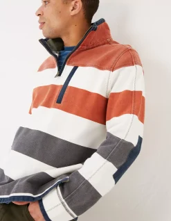 Men FatFace Sweatshirts & Hoodies|Airlie Rugby Stripe Sweat