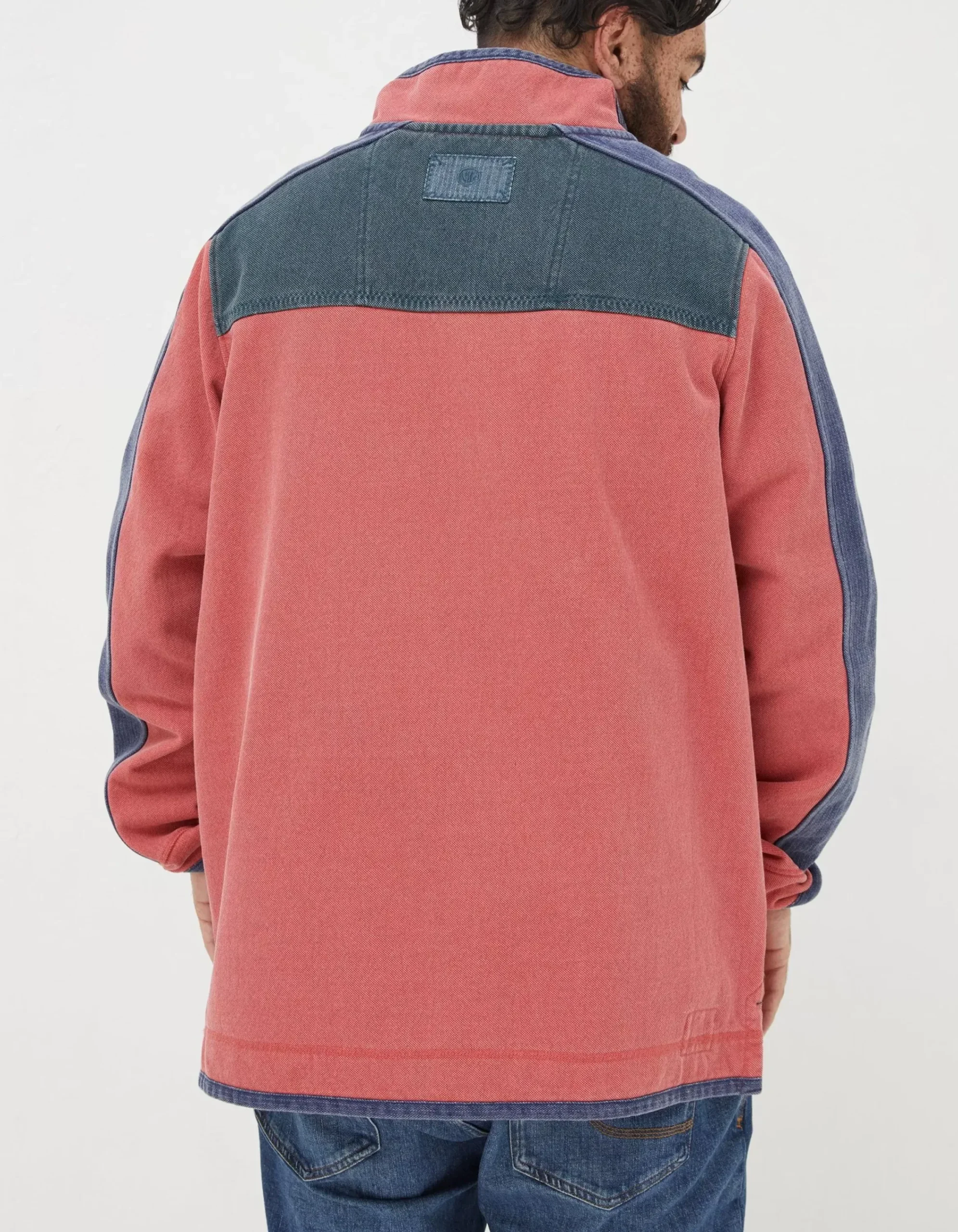 Men FatFace Sweatshirts & Hoodies|Airlie Yoke Stripe Sweatshirt