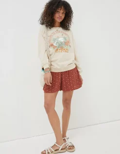 Women FatFace Sweatshirts & Hoodies|Alex Rainforest Crew Sweatshirt