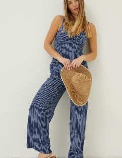 Women FatFace Jumpsuits & Playsuits|Alex Twist Stripe Jumpsuit