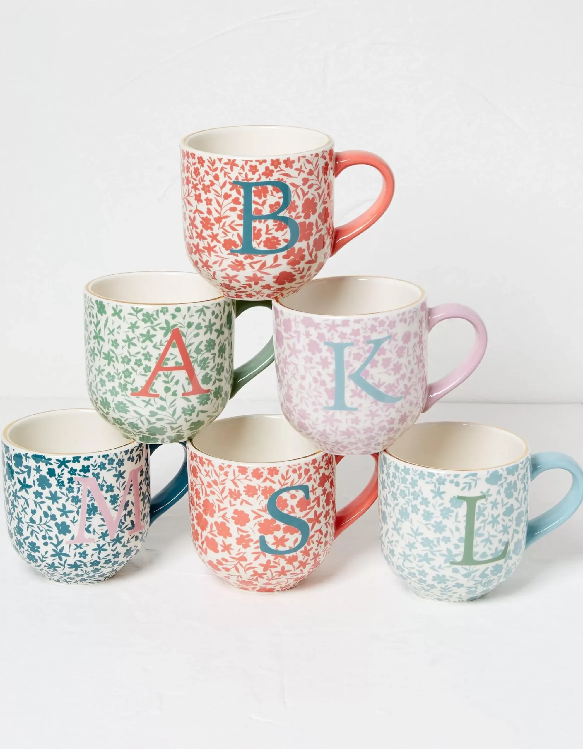 Gifts FatFace View All|Alphabet Mug A-L