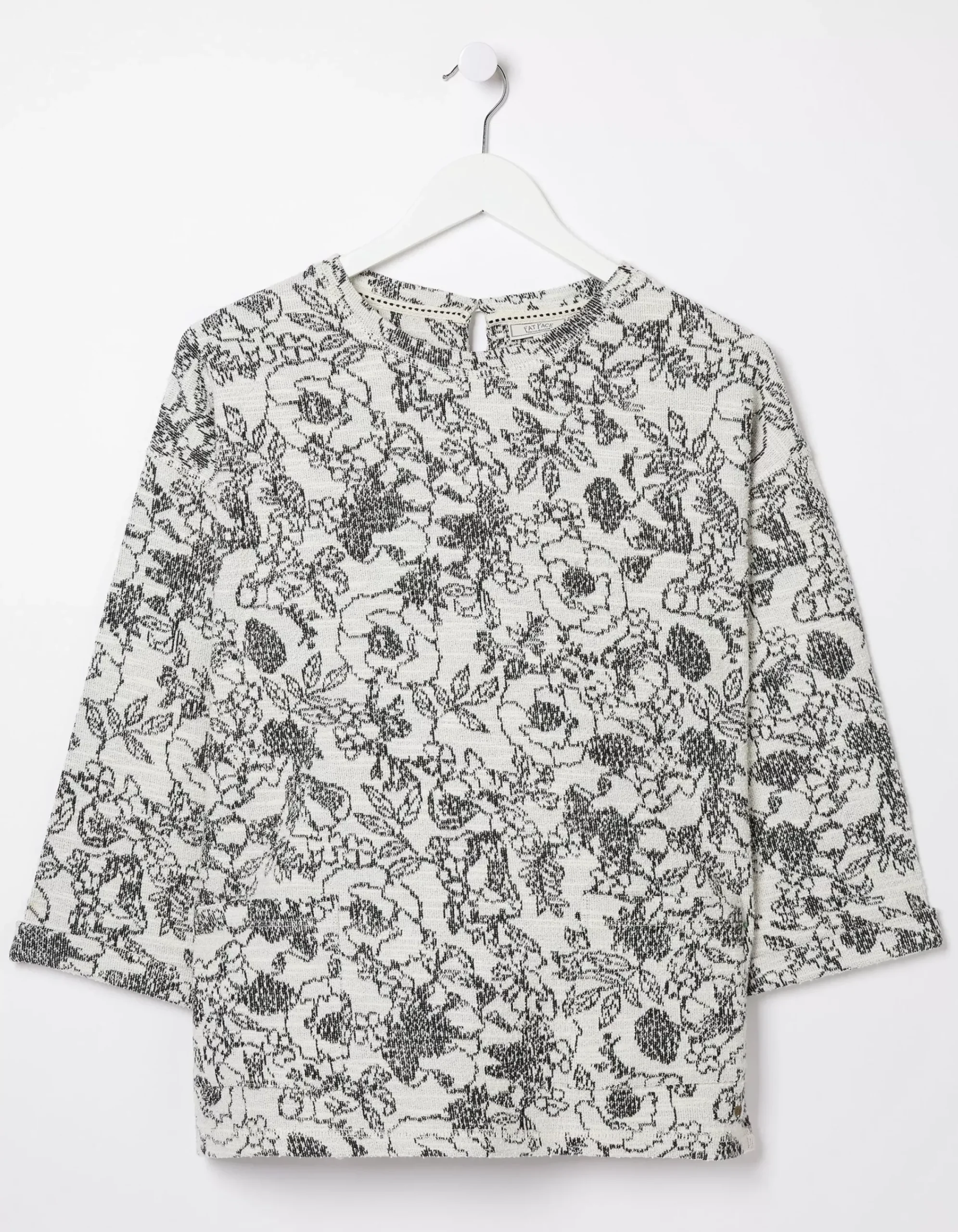 Women FatFace Sweatshirts & Hoodies|Amari Jacquard Sweatshirt