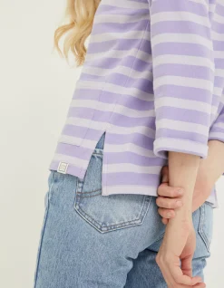 Women FatFace Sweatshirts & Hoodies|Amari Stripe Crew