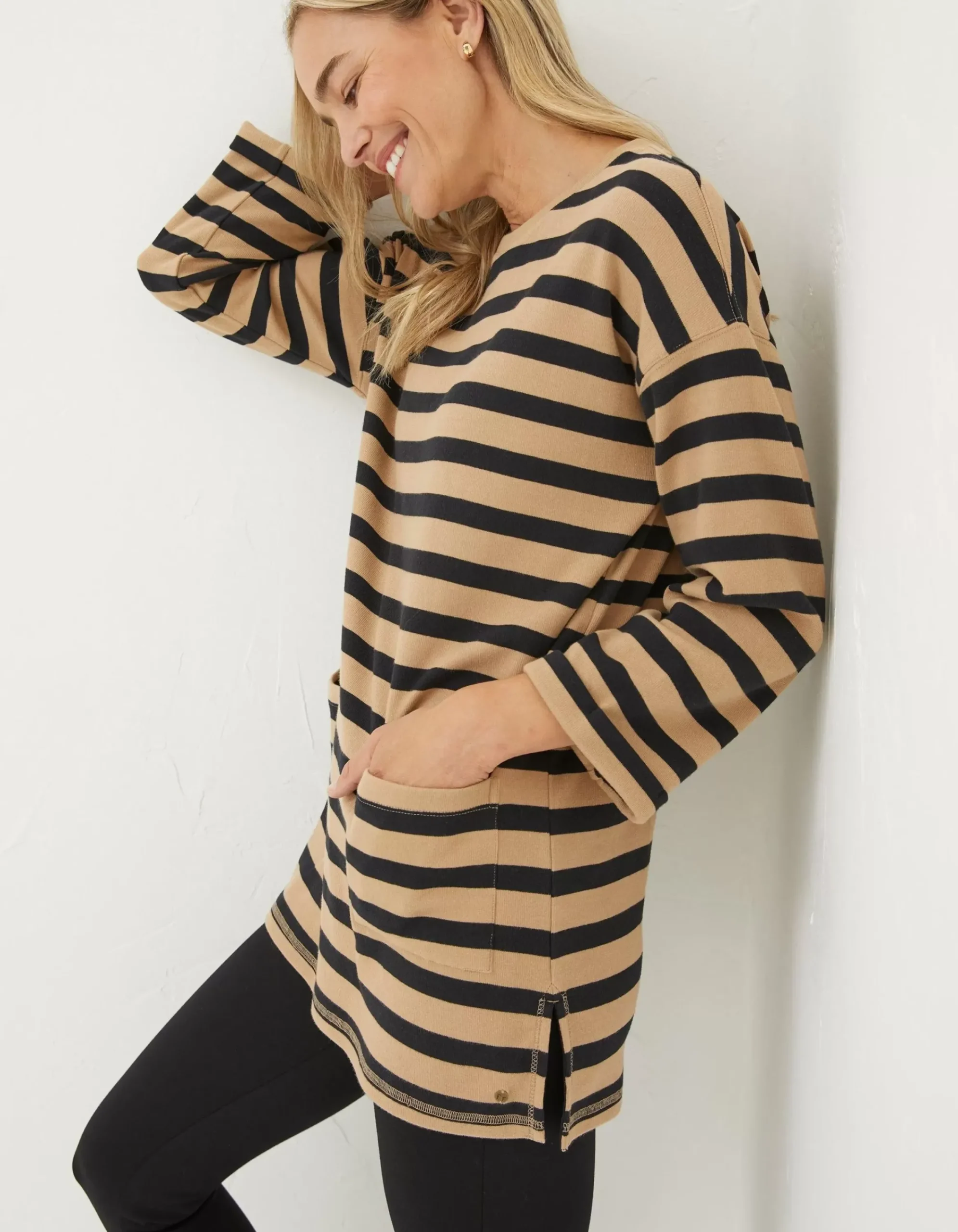Women FatFace Sweatshirts & Hoodies|Amari Stripe Tunic