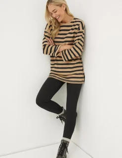 Women FatFace Sweatshirts & Hoodies|Amari Stripe Tunic