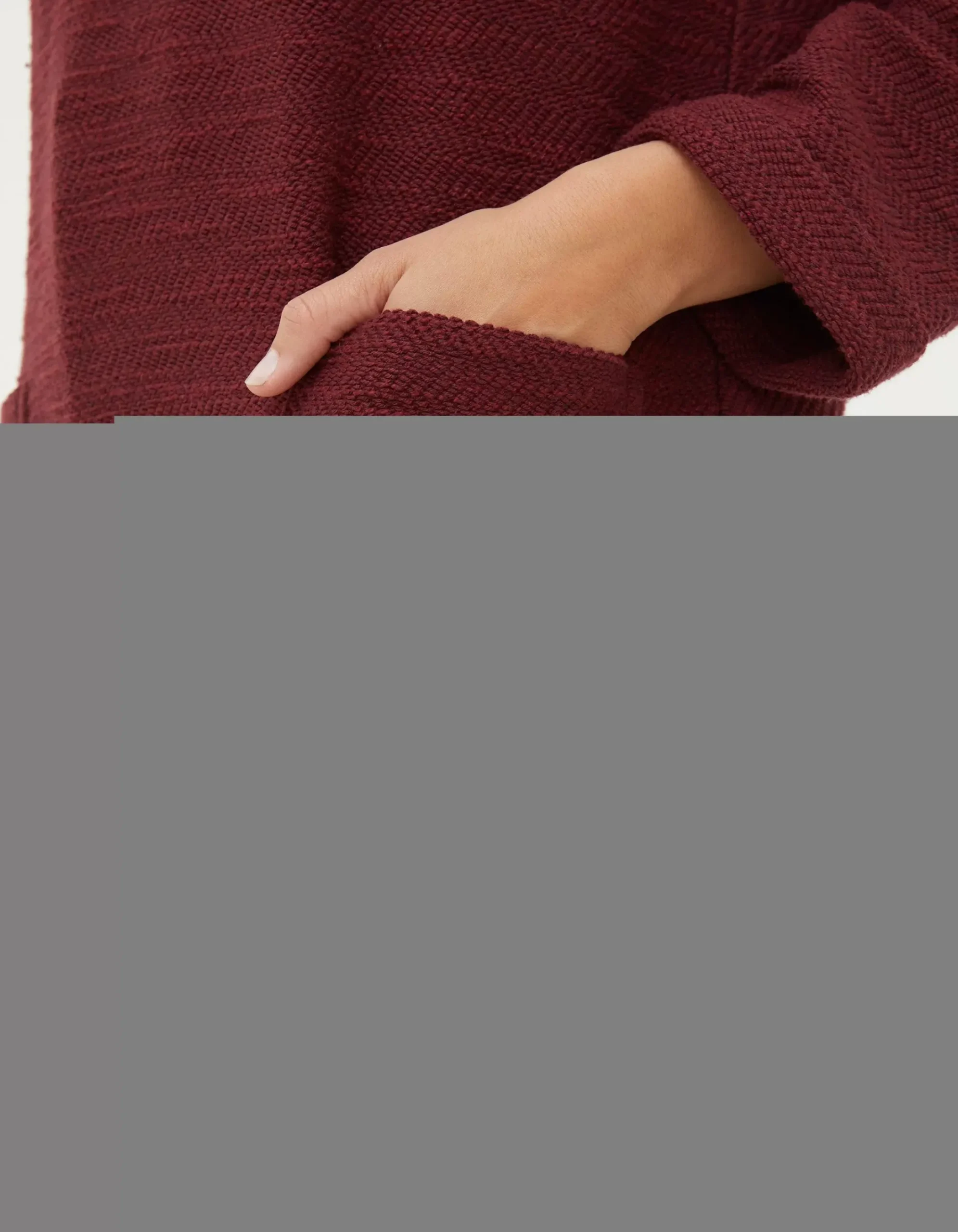 Women FatFace Sweatshirts & Hoodies|Amari Textured Tunic