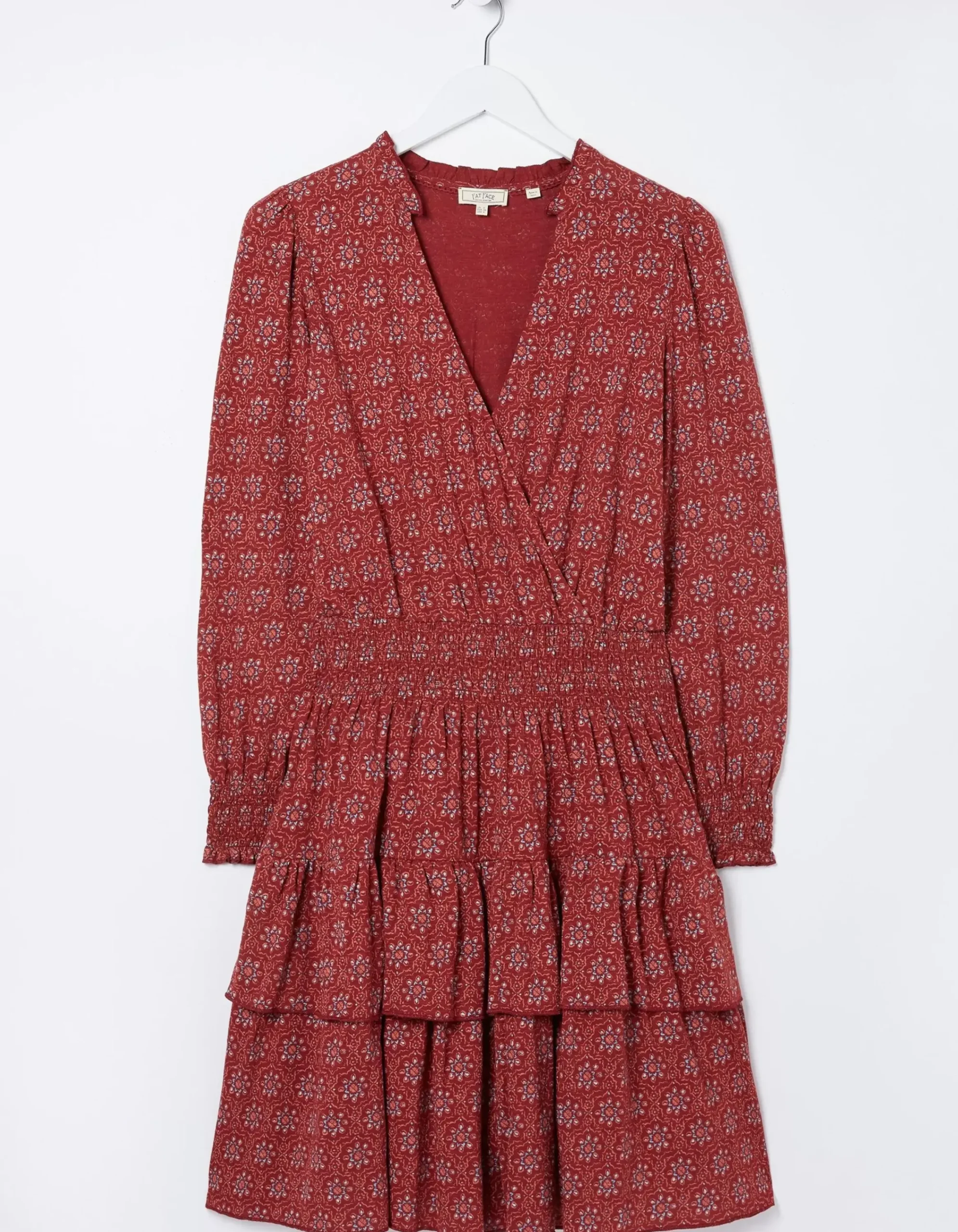 Women FatFace Dresses|Amba Craft Geo Jersey Dress