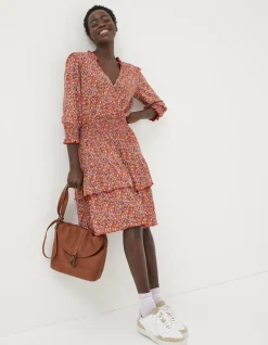 Women FatFace View All|Amba Gradient Floral Jersey Dress
