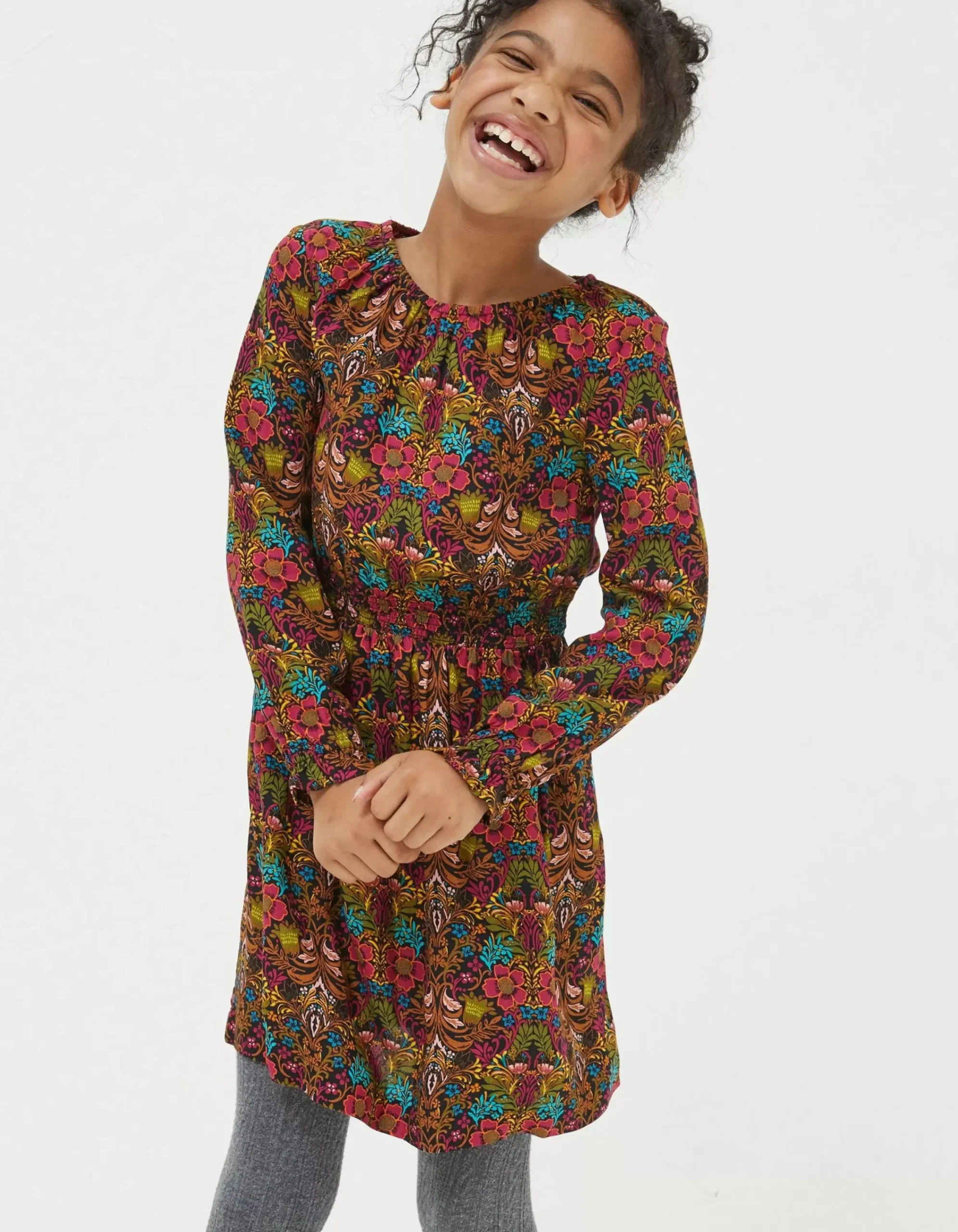 Girls FatFace View All|Amelia Floral Print Dress