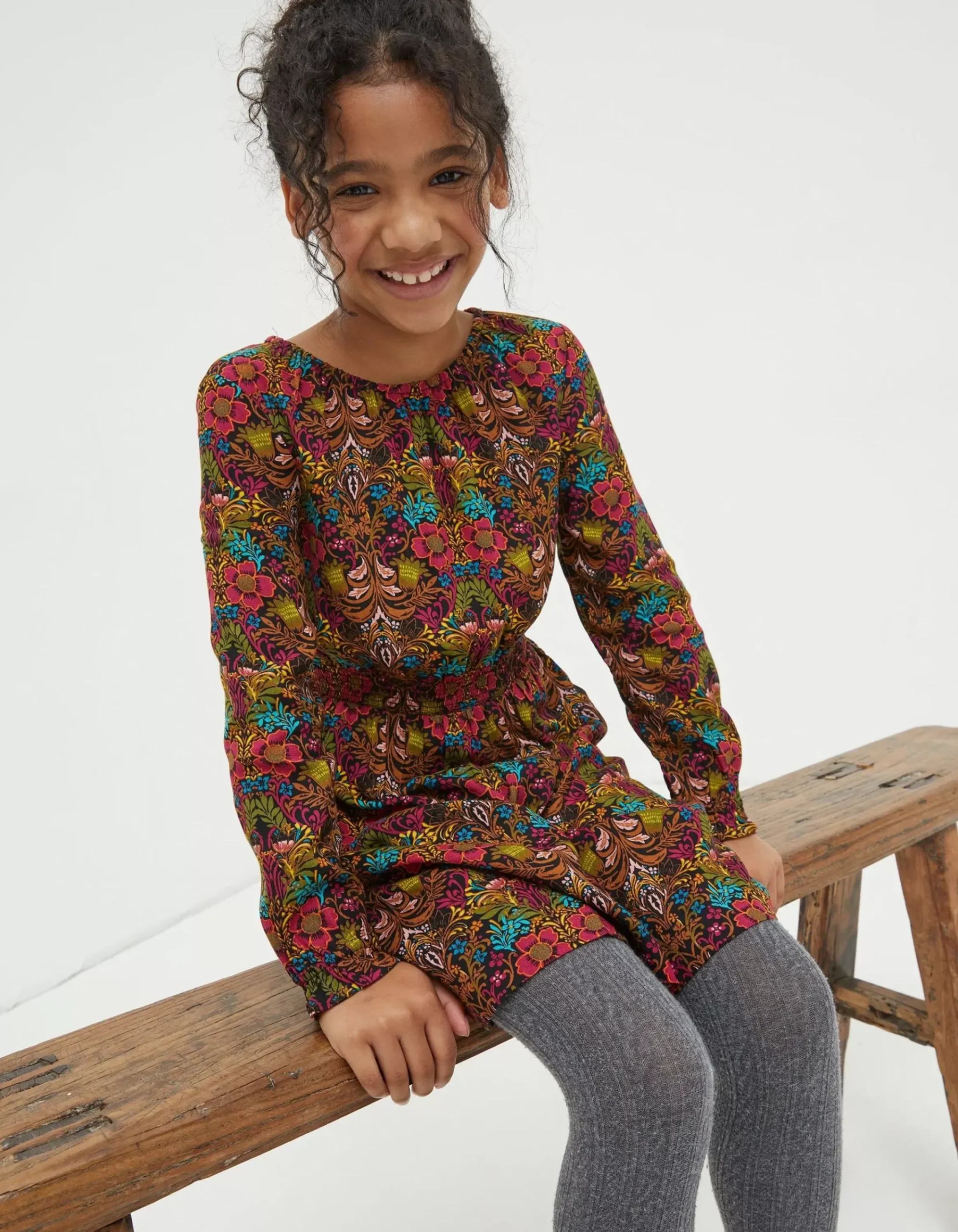 Girls FatFace View All|Amelia Floral Print Dress