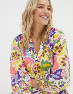 Women FatFace View All|Amy Art Floral Tunic Dress