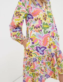 Women FatFace View All|Amy Art Floral Tunic Dress