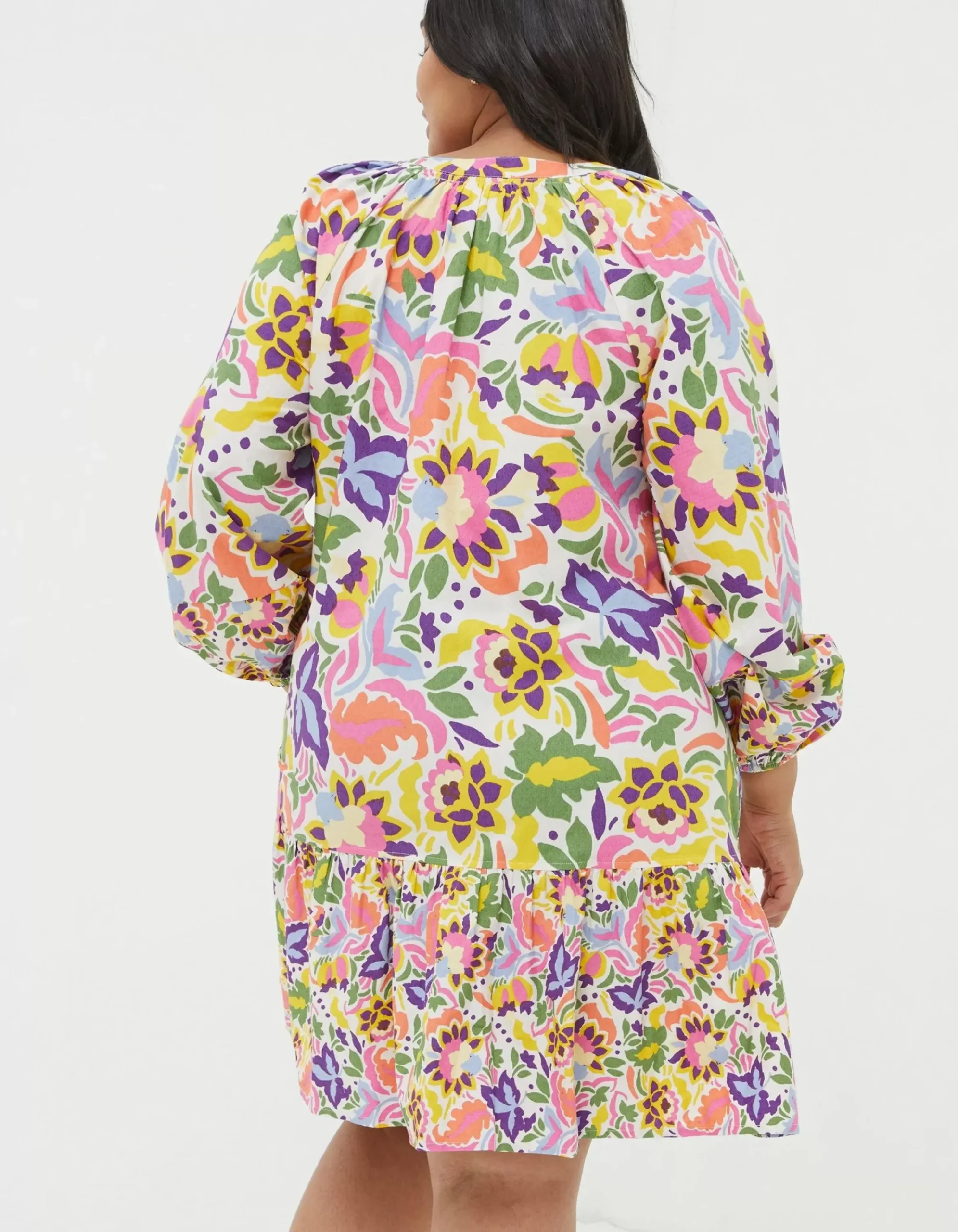 Women FatFace View All|Amy Art Floral Tunic Dress