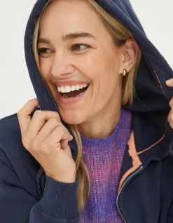 Women FatFace Sweatshirts & Hoodies|Amy Zip Through Hoodie