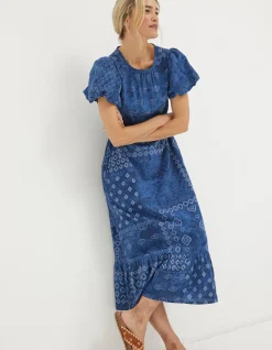 Women FatFace View All|Angie Patchwork Midi Dress